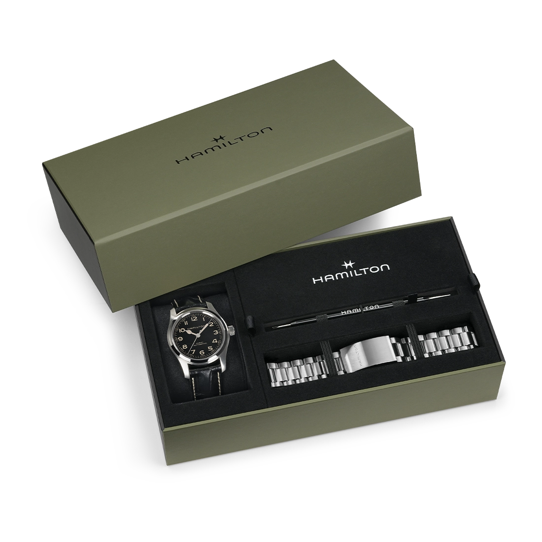 ハミルトンセットのみ KHAKI AVIATION ハミルトン HAMILTON カーキ アビエーション